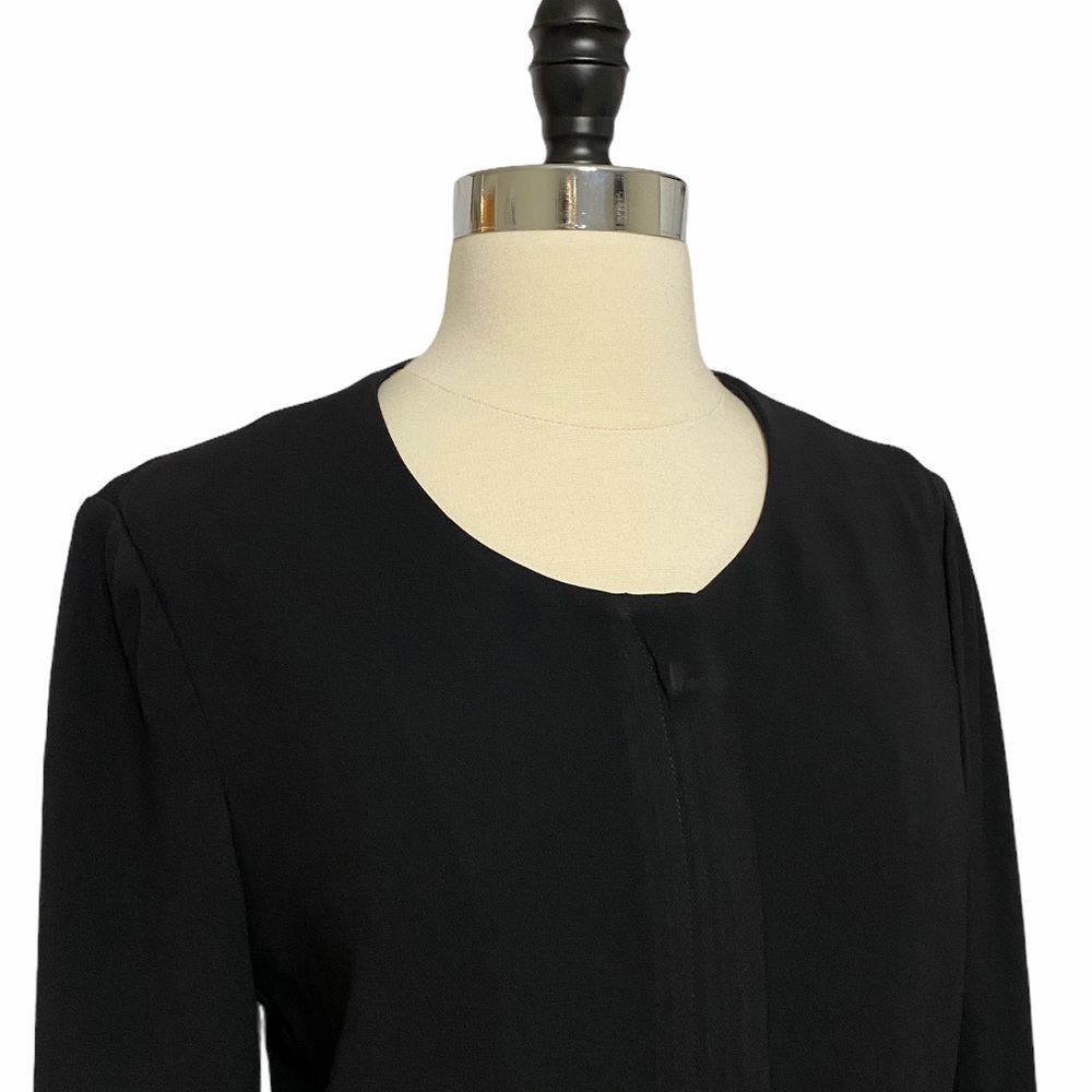 Theory Tarlan Admiral Crepe Zipper Blazer View 4